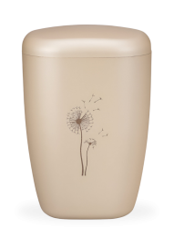 Ekologická urna Contura Pampeliška, béžová
