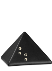 Zvířecí urna Pyramide Paws - Černá 1,5l