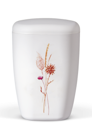 Ekologická urna Aquarell, sušené květiny