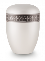 Ekologická urna Antiqua White II, lilie