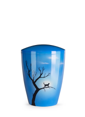 Zvířecí urna Airbrush, kočka na stromě 0,5l