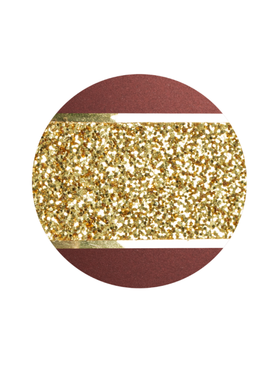 Ekologická urna Glamour Gold, bordó, ozdobný pásek