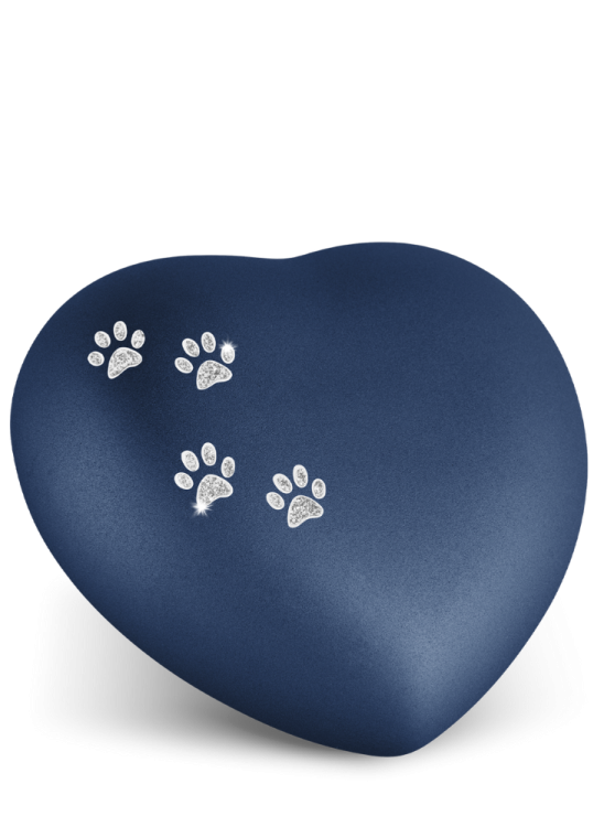 Zvířecí urna Herz Paws - Navy 1,5l