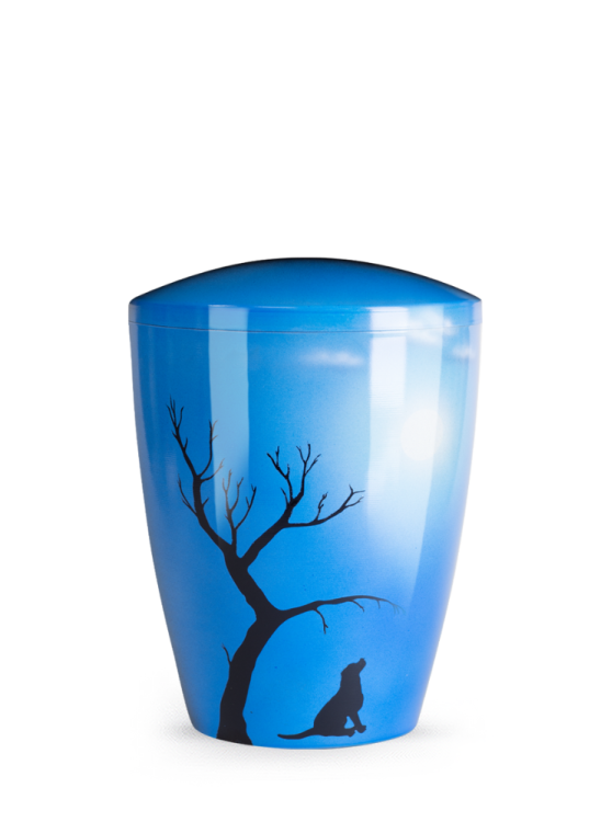 Zvířecí urna Airbrush, pes a slunce 1,5l
