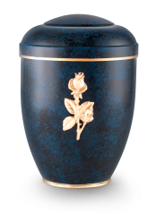 Ekologická urna Rustica, růže, modrá