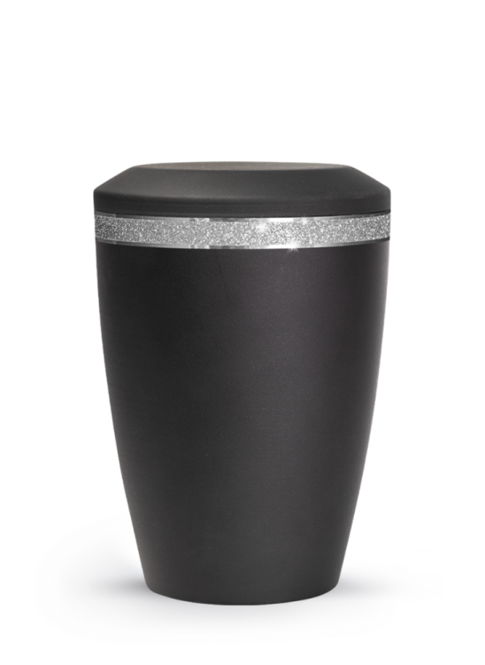 Zvířecí urna Glamour - Černá 2,8l