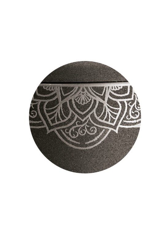 Urna dla zwierząt Mandala - Czarna 1,5l