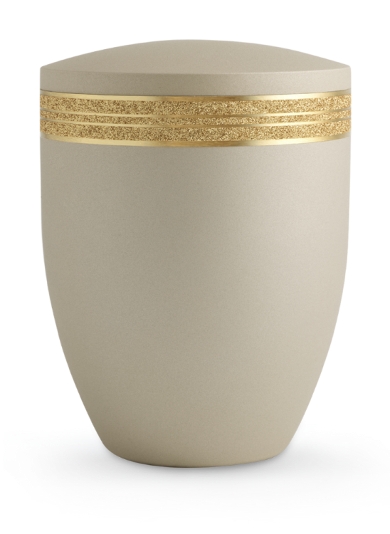 Ekologická urna Krypta Gold, champagne