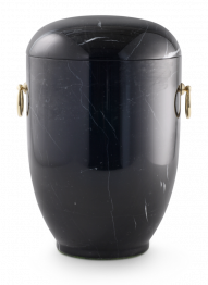 Kamenná urna Mramor leštěná II - Černá
