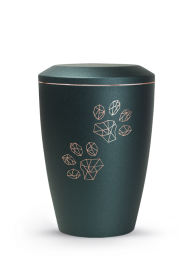 Zvířecí urna Karat Paws - Smaragdová 2,8l