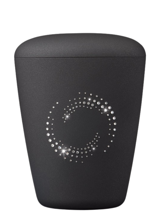 Ökologische Urne Pure Infinity II, schwarz