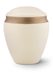 Urna ceramiczna Helena, kremowa
