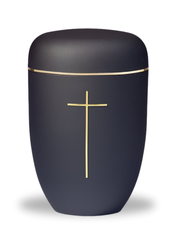 Metalowa urna Viola, czarna