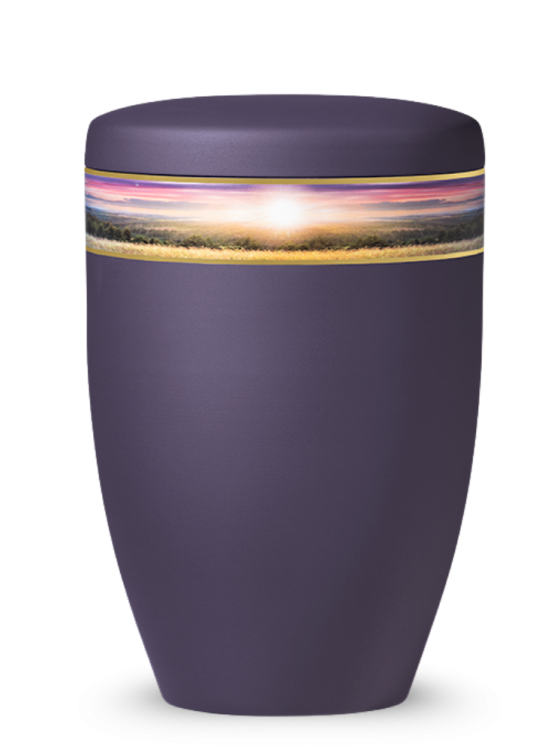 Ekologická urna Royal - Krajina/Violet