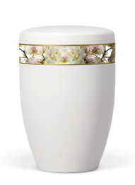 Ekologická urna Royal White, orchidea