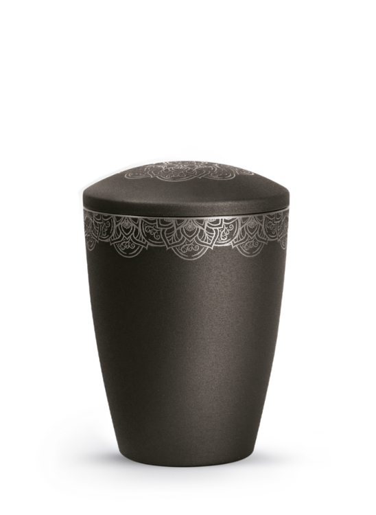 Urna dla zwierząt Mandala - Czarna 1,5l