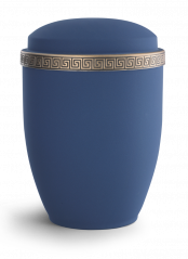 Kovová urna Athena, modrá