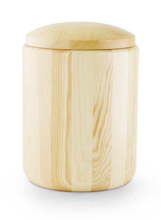 Dřevěná urna Basic - Borovice