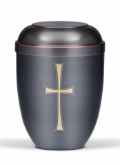 Kovová urna Dunkel - Kříž
