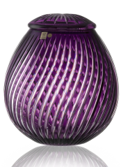 Křišťálová urna Zita - Ametyst 29 cm Křišťálová urna Zita - Ametyst 29 cm