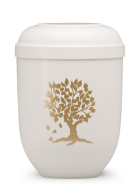 Ekologická urna Classic - Strom/Biela