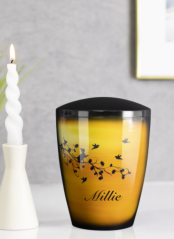 Zvířecí urna Airbrush, kočičí větev 0,5l