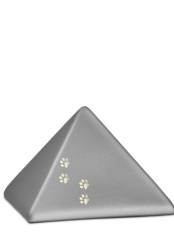 Zvířecí urna Pyramide Paws - Šedá 1,5l