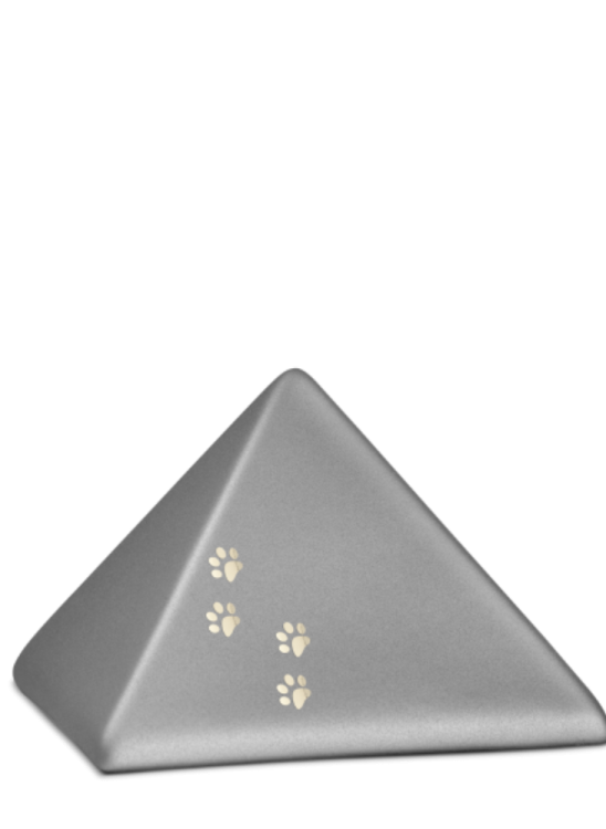 Zvířecí urna Pyramide Paws - Šedá 1,5l