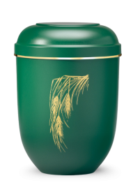 Ekologiczna urna Classic – Zielona/Kłos