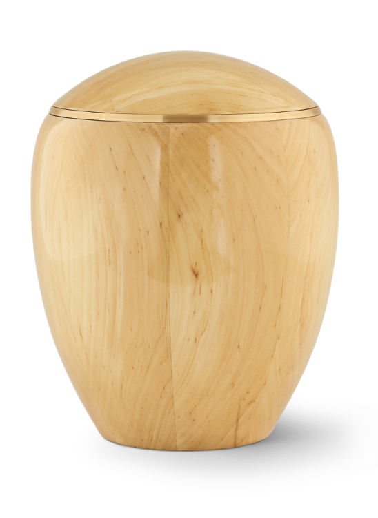 Dřevěná urna Emilia - Přírodní