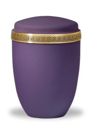 Kovová urna Antik, Fialová
