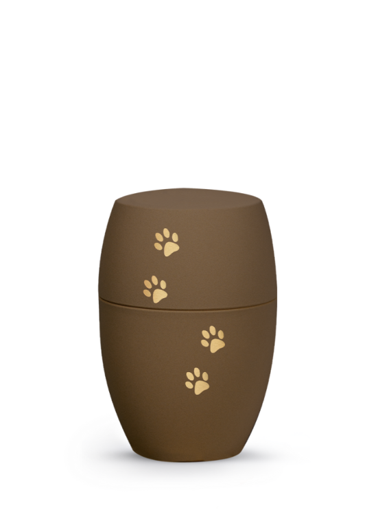 Zvířecí urna Infinity Paws, café