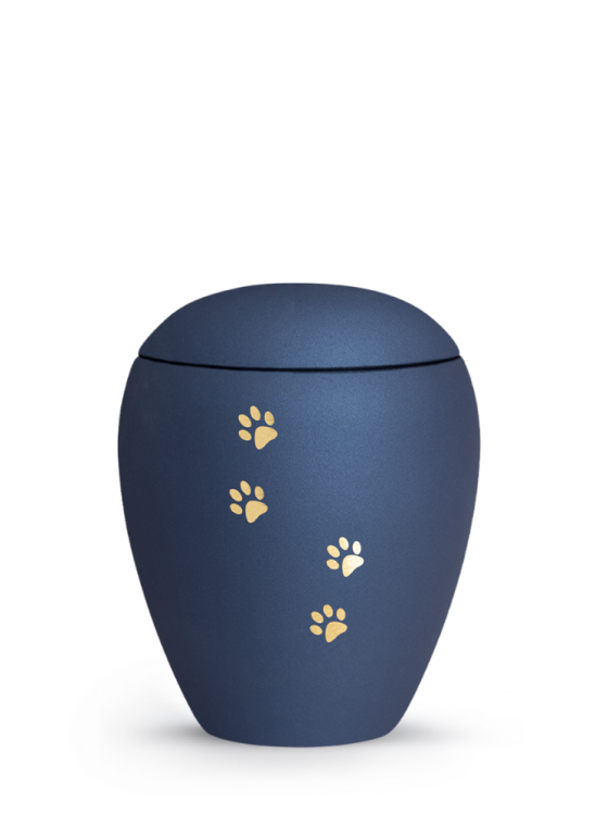 Zvířecí urna Verona Paws - Navy 1,5l