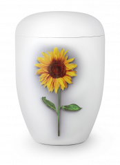 Ekologická urna Fleur Blanche, slunečnice