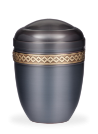 Metalowa urna Decor, kwadratowa opaska