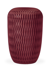 Ökologische Urne Carrea – Weinrot