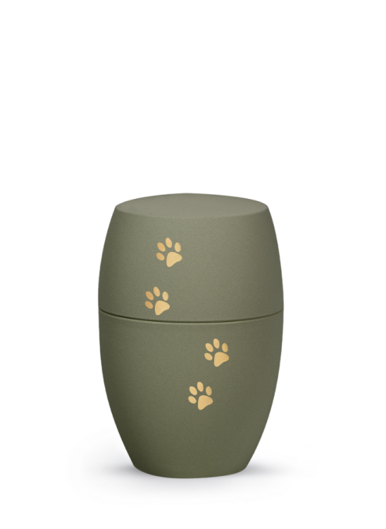 Zvířecí urna Infinity Paws, oliv