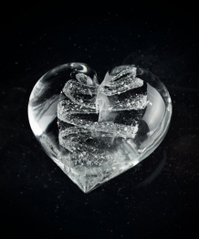 Pamětní sklo – křišťálové srdce