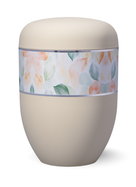 Ekologická urna Elegance Aquarelle - Listy