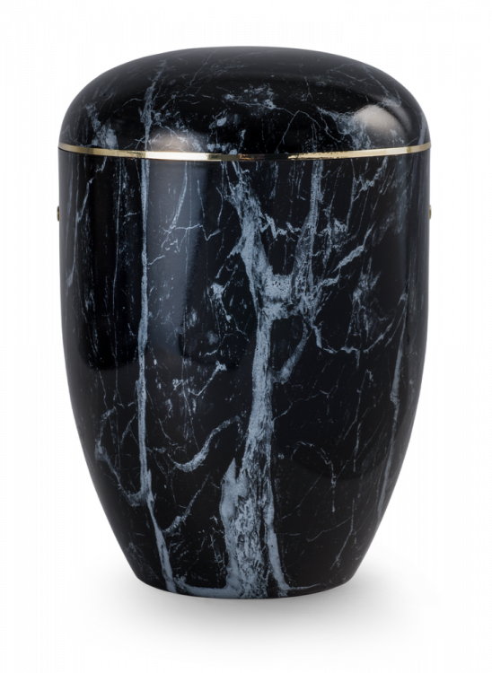 Ekologická urna Marmore, černá