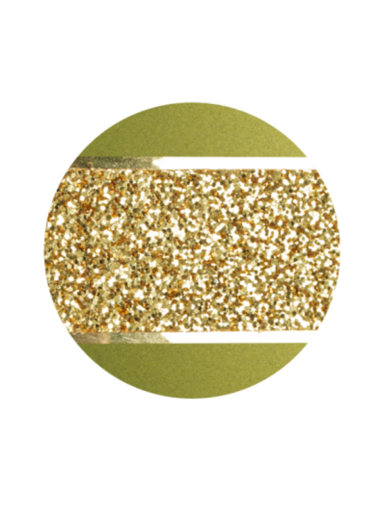 Ekologická urna Glamour Gold, peridot, odzdobný pásek