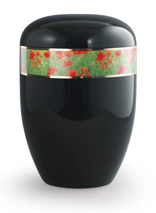 Ekologická urna Fleur Noire II, mák