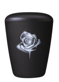 Ekologická urna Lynx, růže, černá