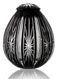 Křišťálová urna Spark - Čierna 29 cm