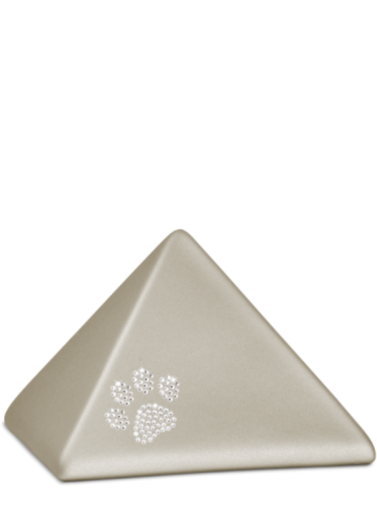 Zvířecí urna Pyramide Paw - Champagne 1,5l