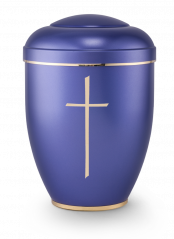 Ekologická urna Creatio II, kříž, violet