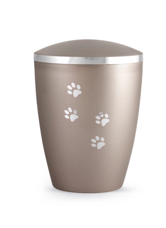 Zvířecí urna Elegance Paws, fumé 2,8l