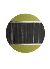 Ekologická urna Veta, peridot, ozdobný pásek