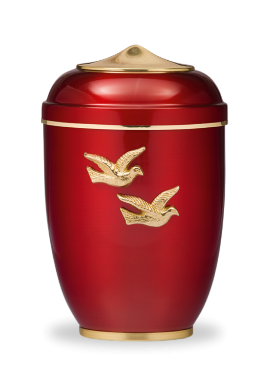 Metallurne Amara II, rot/Taube
