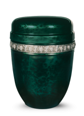 Kovová urna Klasik - Růže/Zelená